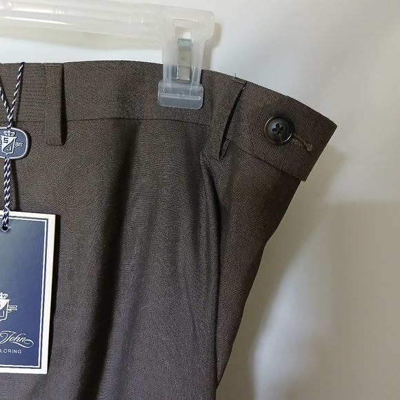 Sean John Mens Dress Pants Size 40W X 28L Color Tan/Brown - Picture 6 of 12